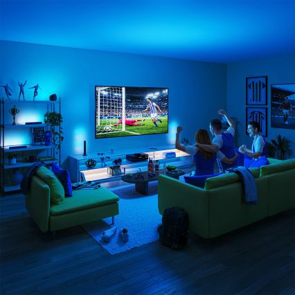 Philips - Komplet 2x prigušiva LED svetiljka RGBIC SMART GRADIENT LED/8W/230V 2700-6500K Wi-Fi