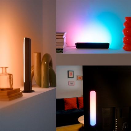 Philips - Komplet 2x prigušiva LED svetiljka RGBIC SMART GRADIENT LED/8W/230V 2700-6500K Wi-Fi