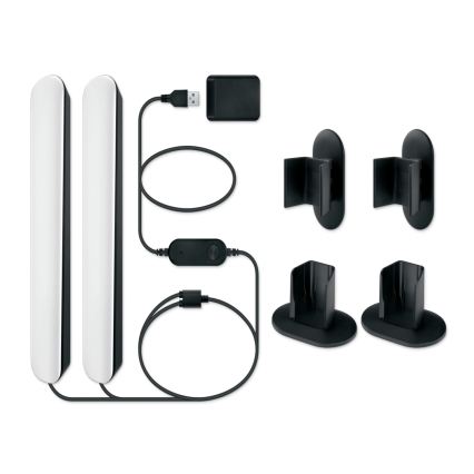 Philips - Komplet 2x prigušiva LED svetiljka RGBIC SMART GRADIENT LED/8W/230V 2700-6500K Wi-Fi