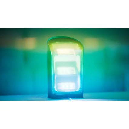 Philips - KOMPLET 2x LED RGBW prigušiva projekcijsko svetlo Hue PLAY Wall Washer LED/20W/230V 2000–6500K crna