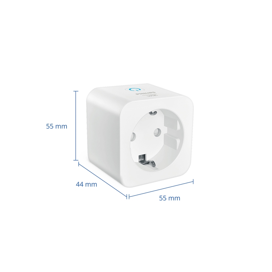 Philips - SET 3x pametne SCHUKO utičnice 2300W Wi-Fi