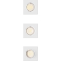 Philips - SET 3x ugradno stropno svetlo PERIDOT 1xGU10/7W/230V belo