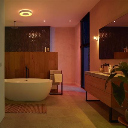 Philips - Komplet 3x LED RGB prigušiva kupatilska svetiljka Hue XAMENTO 1x GU10/5,7W/230V IP44 2000-6500K