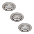 Philips - Set od 3 LED prigušiva ugradna svetla LED/5W/230V 2700K