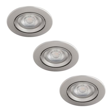 Philips - Set od 3 LED prigušiva ugradna svetla LED/5W/230V 2700K