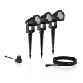 Philips - SET od 3 spoljnih LED reflektora CAPER LED/1,5W/24/230V IP44