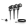 Philips - SET od 3 spoljnih LED reflektora CAPER LED/1,5W/24/230V IP44