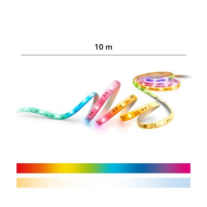 Philips - LED RGBIC prigušiva traka SMART STRIP 10m LED/43W/230V 2700-6500K Wi-Fi