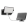 Philips - Solarni LED zidni reflektor sa senzorom FYNS LED/8,2W/3,7V 2600 mAh 3000K IP44 crna