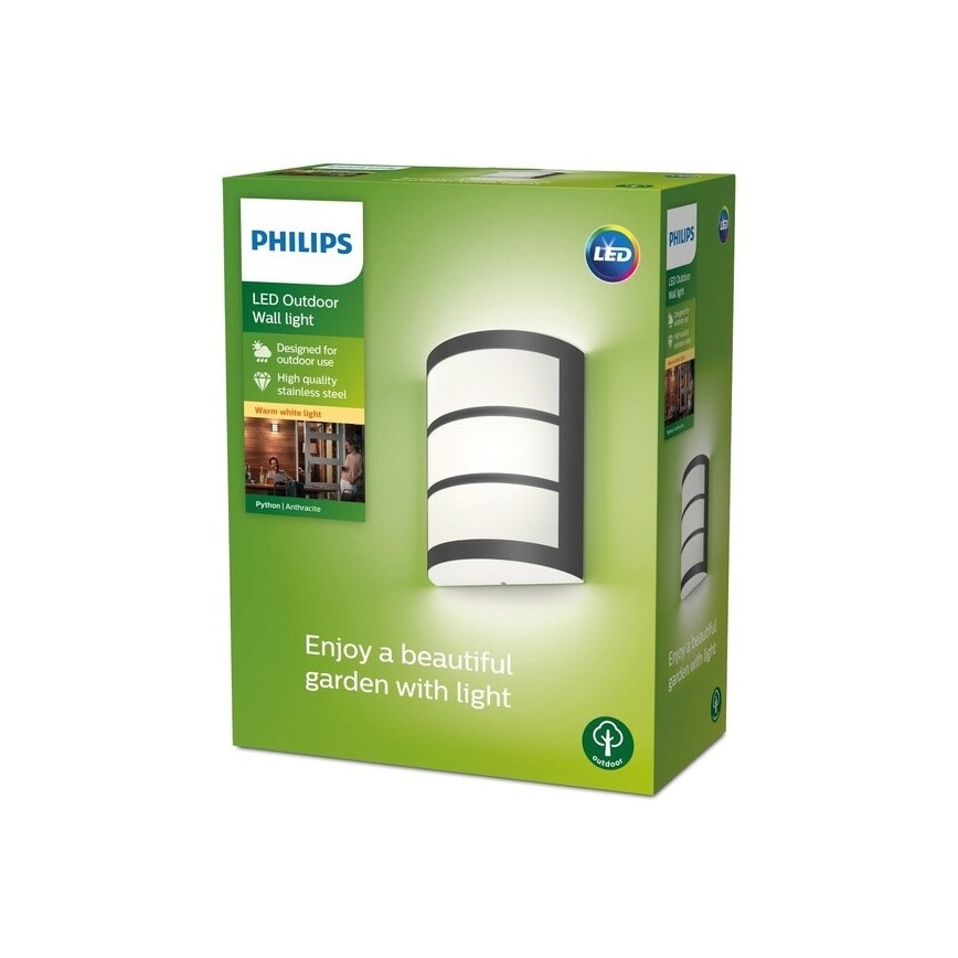 Philips - LED spoljno zidno svetlo LED/6W/230V 2700K IP44