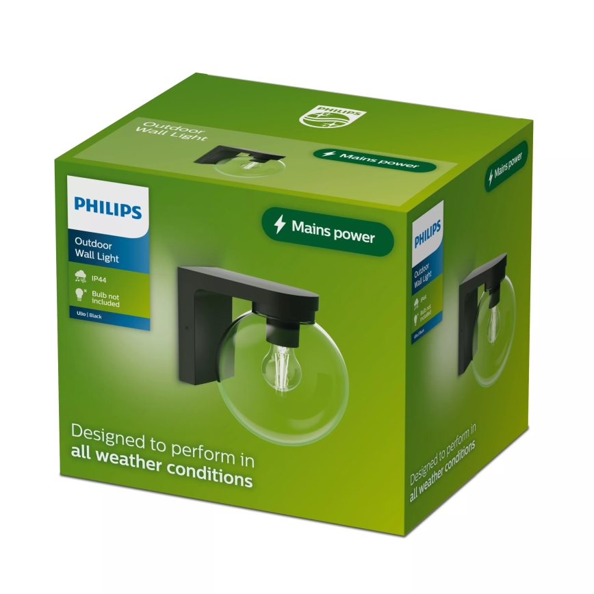 Philips - Spoljašnja zidna lampa ULIO 1xE27/25W/230V IP44