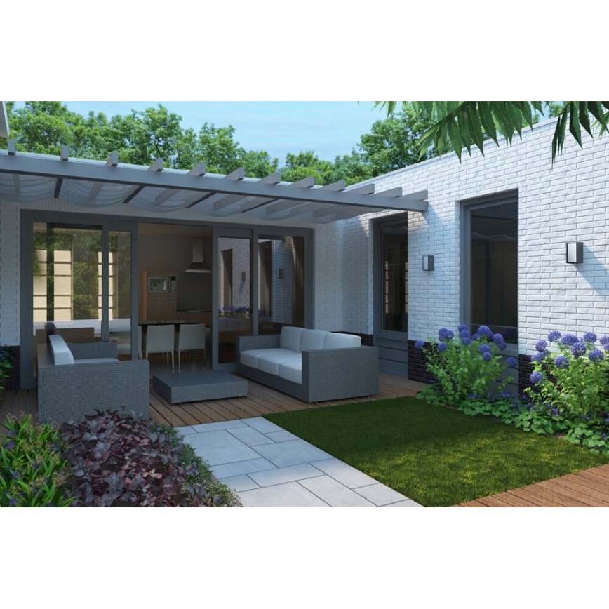 Philips - Spoljašnja zidna svetiljka BRIDGE 1xE27/15W/230V IP44