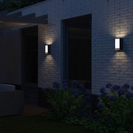 Philips - Spoljašnja zidna svetiljka BRIDGE 1xE27/15W/230V IP44