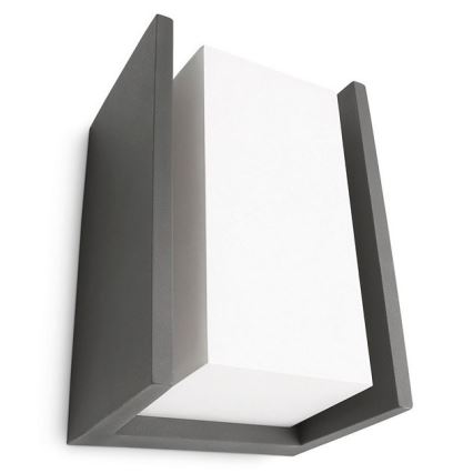 Philips - Spoljašnja zidna svetiljka BRIDGE 1xE27/15W/230V IP44