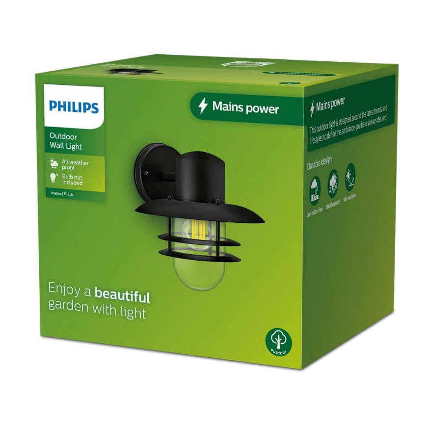 Philips - Spoljašnja zidna svetiljka INYMA 1xE27/25W/230V IP44