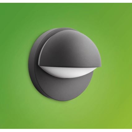 Philips - Spoljna zidna svetiljka 1xE27/12W/230V IP44 antracit