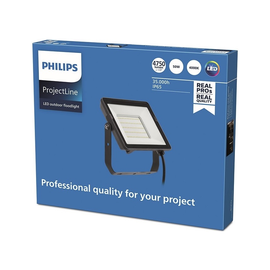 Philips - Spoljašnji LED reflektor PROJECTLINE LED/50W/230V IP65 4000K
