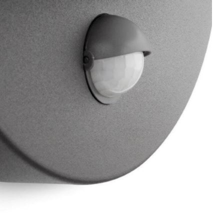 Philips - Spoljna zidna svetiljka JUNE sa senzorom 1xE27/12W/230V IP44