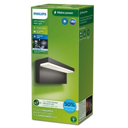 Philips - spoljno zidno LED svetlo BUSTAN LED/3,8W/230V 4000K IP44