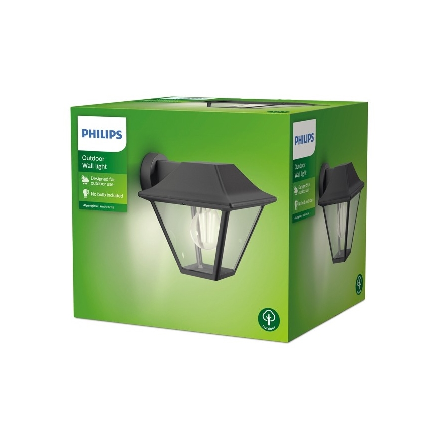 Philips - Spoljašnje zidno svetlo 1xE27/60W/230V IP44