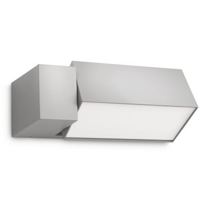 Philips - Spoljno zidno svetlo BORDER 1xE27/23W/230V IP44 siva