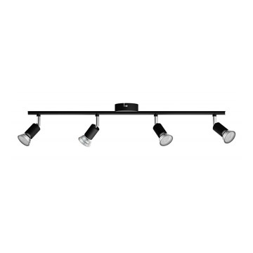 Philips - Spot svetiljka 4xGU10/50W/230V crna