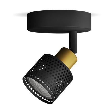 Philips - Spot svetlo NIALL 1xGU10/5W/230V crno/mesing