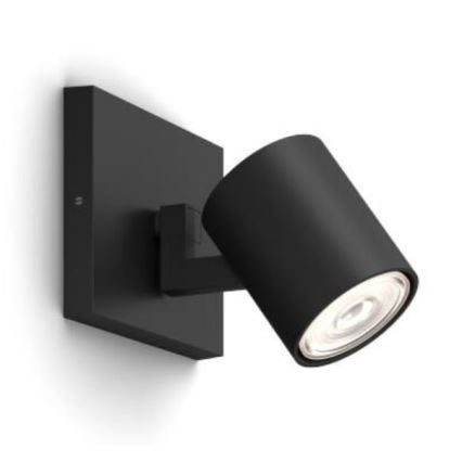 Philips - Spot svetlo RUNNER 1xGU10/20W/230V crno