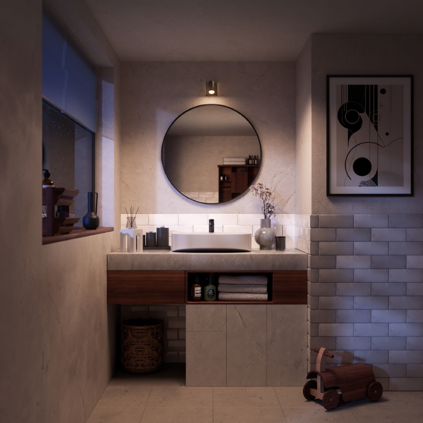 Philips - Spot svetlo za kupatilo IDRIS 1xGU10/5W/230V IP44 crno