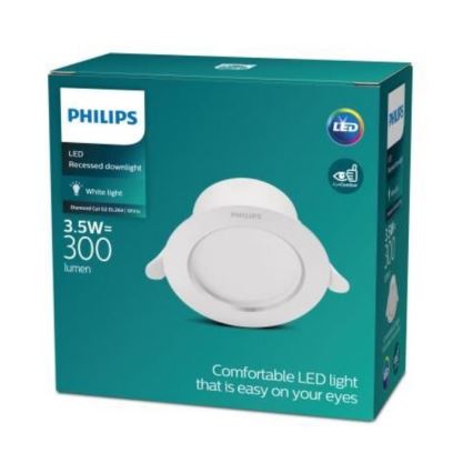 Philips - LED ugradno stropno svetlo LED/3,5W/230V 4000K
