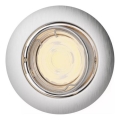 Philips - ugradna stropna svetiljka PERIDOT 1xGU10/7W/230V srebrna