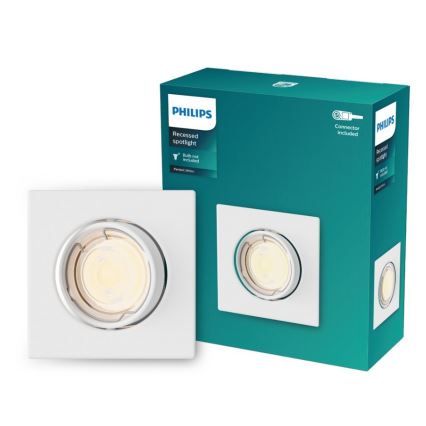 Philips - Ugradno plafonsko svetlo PERIDOT 1xGU10/7W/230V belo