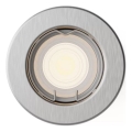 Philips - Ugradno svetlo PERIDOT 1xGU10/7W/230V srebrno
