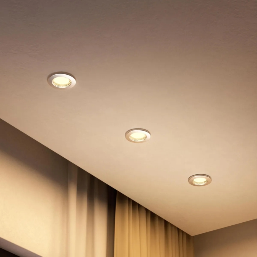 Philips - Ugradno svetlo PERIDOT 1xGU10/7W/230V srebrno
