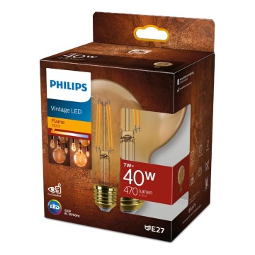 Philips VINTAGE LED sijalica G95 E27/7W/230V 1800K
