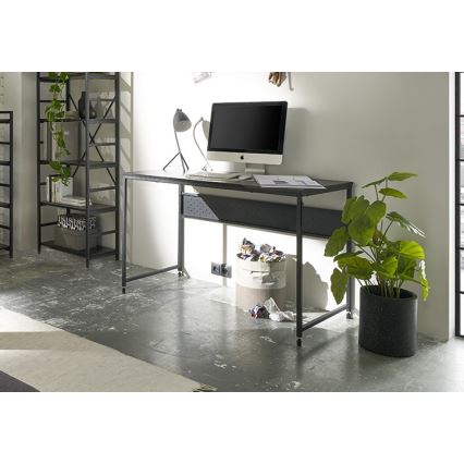 Pisaći sto MIRANE, crne boje