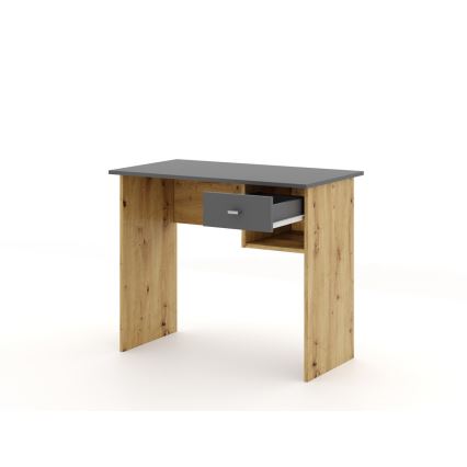 Pisaći sto RICO hrast artisan/siva