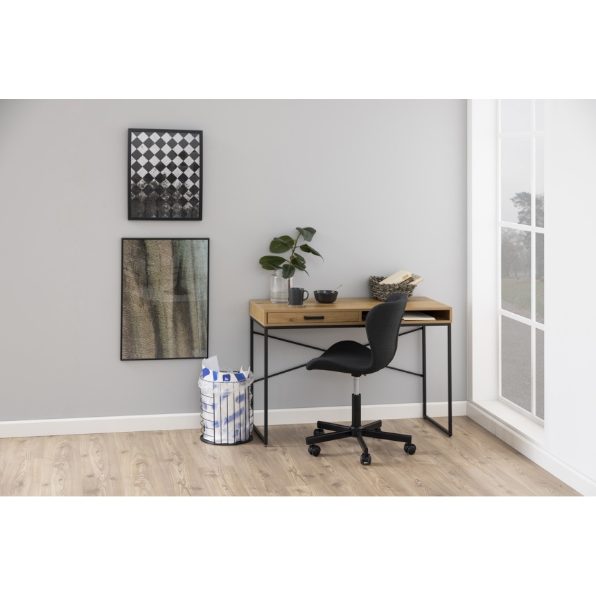 Pisaći sto SARON hrast/crna