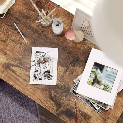 Pisaći sto SOLEA braon/crna