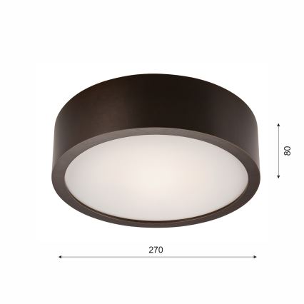 Stropna svetiljka 1xE27/60W/230V borovina