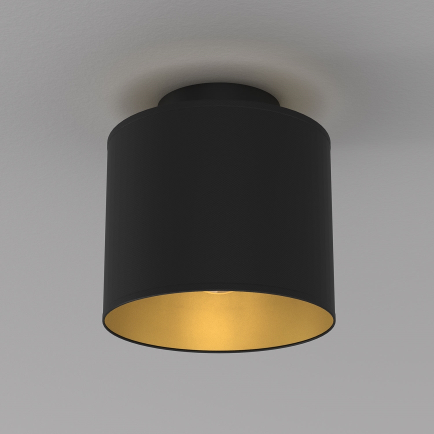 Plafonska lampa ARDEN 1xE27/15W/230V, prečnik 18 cm, crna