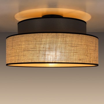 Plafonska lampa BOHO 1xE27/60W/230V prečnik 40 cm braon/bež