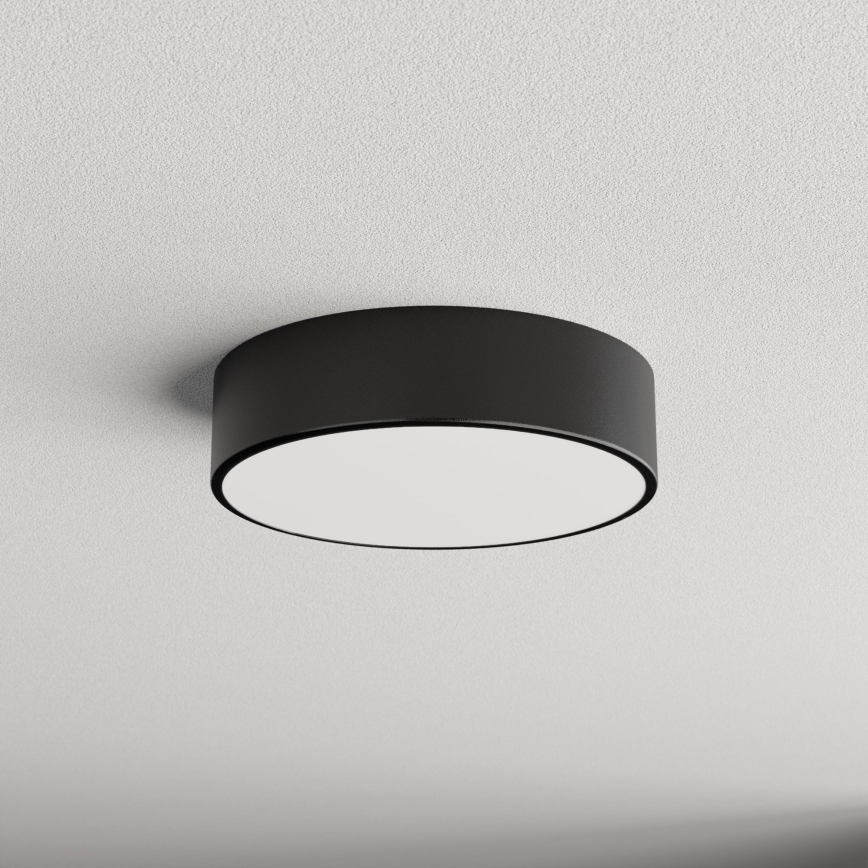 Plafonska lampa CLEO 2xE27/24W/230V prečnika 30 cm crna