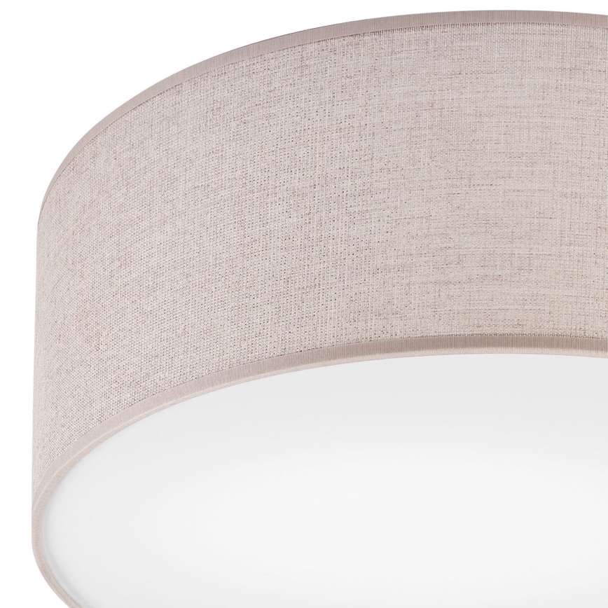 Plafonska lampa MONTE 1xE27/60W/230V, prečnik 35 cm, bež