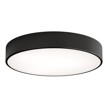 Plafonska lampa sa senzorom pokreta i sumraka CLEO 4xE27/24W/230V, prečnika 50 cm, crna