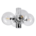Plafonska lampa SFERIO 4xE14/5W/230V sjajni hrom/prozirno staklo