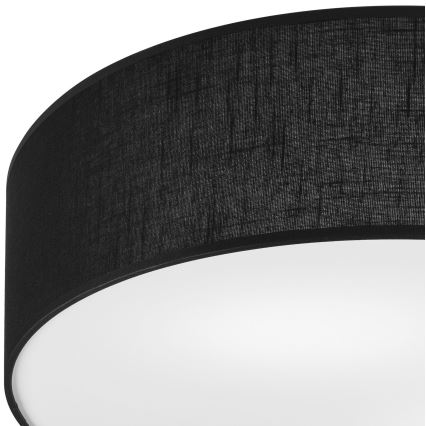 Plafonska lampa SIRJA DOUBLE 4xE27/15W/230V prečnik 45 cm crna