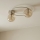 Plafonska lampa SOPRA 2xE14/10W/230V bež/zadimljena bež