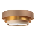 Plafonska lampa TRINITI 2xE27/60W/230V braon/zlatna/bež