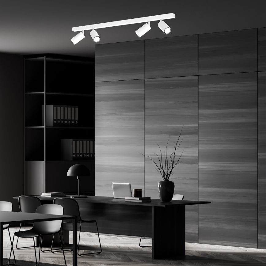 Plafonska spot svetiljka HUDSON 4xGU10/8W/230V bela